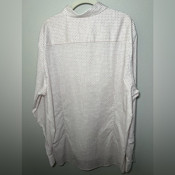 Jack Victor  Geometric Print Stretch Cotton Shirt in Pink - Picture 3 of 9